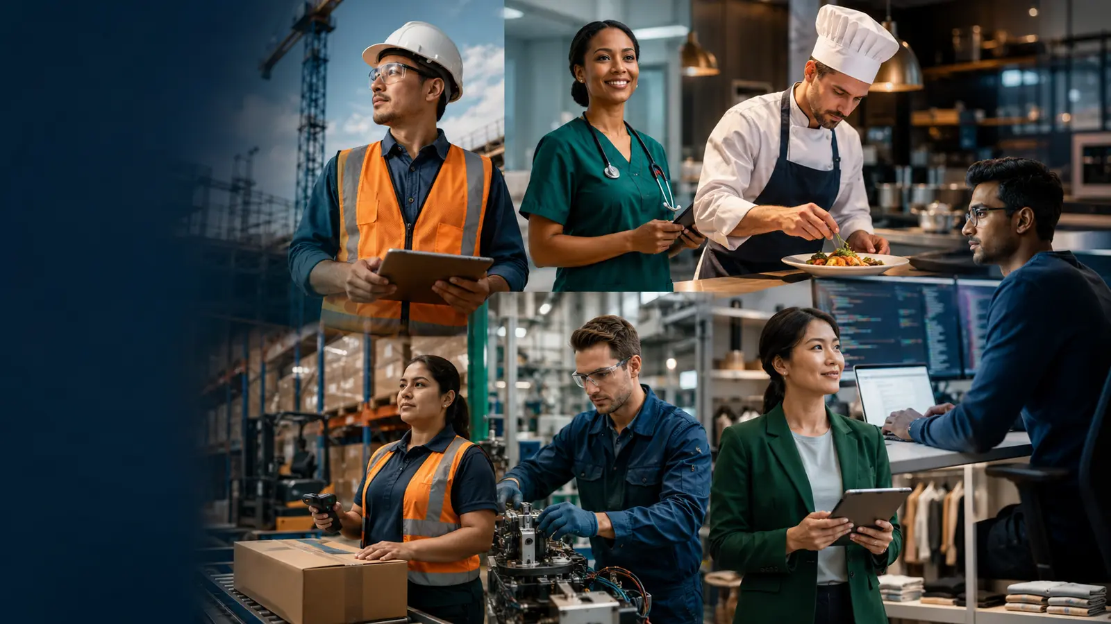 Global careers across seven industry sectors