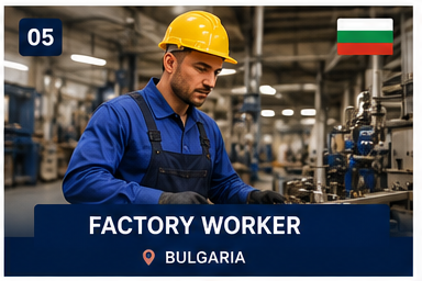 Factory Worker – Bulgaria Work Permit