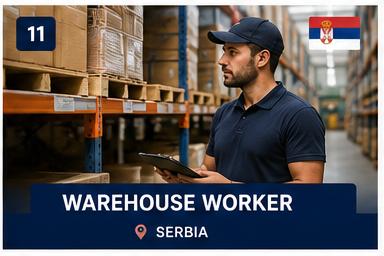 Warehouse Worker – Serbia Work Permit